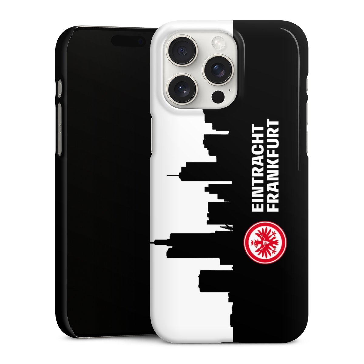 iPhone 15 Pro Max Handy Premium Case Smartphone Handyhülle Schutzhülle glänzend Sge Eintracht Frankfurt Official Licensed Product Premium Case