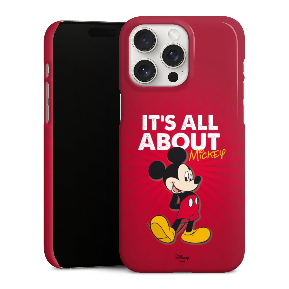 iPhone 15 Pro Max Handy Premium Case Smartphone Handyhülle Schutzhülle glänzend Mouse Disney Official Licensed Product Premium Case