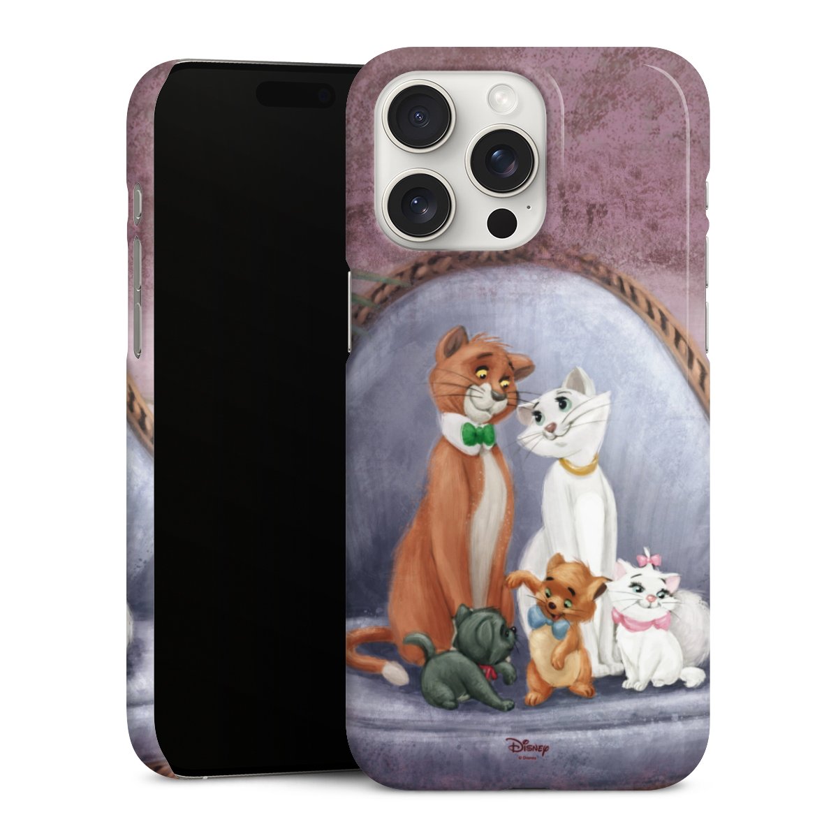 iPhone 15 Pro Max Handy Premium Case Smartphone Handyhülle Schutzhülle glänzend Official Licensed Product Disney Aristocats Premium Case