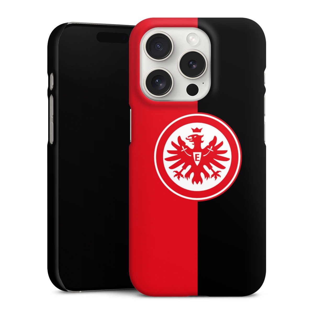 iPhone 15 Pro Handy Premium Case Smartphone Handyhülle Schutzhülle matt Official Licensed Product Eintracht Frankfurt Sge Premium Case