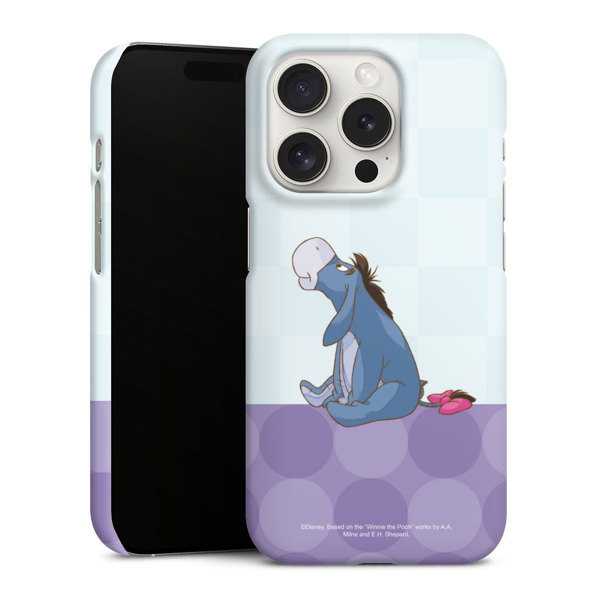 iPhone 15 Pro Handy Premium Case Smartphone Handyhülle Schutzhülle matt Disney Donkey Winnie The Pooh Premium Case