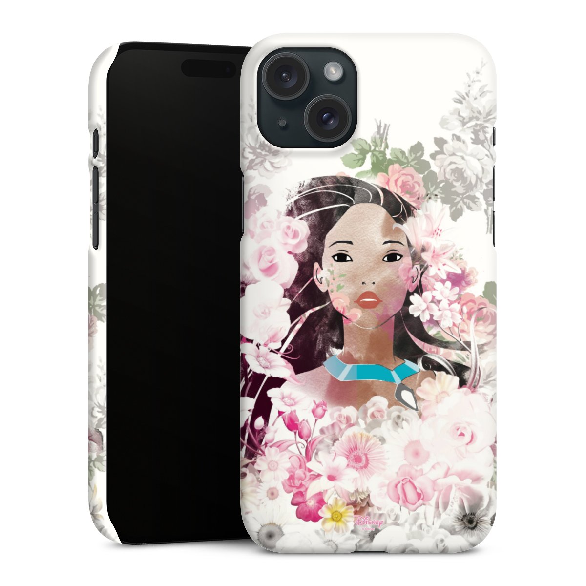 iPhone 15 Plus Handy Premium Case Smartphone Handyhülle Schutzhülle matt Pocahontas Official Licensed Product Disney Premium Case