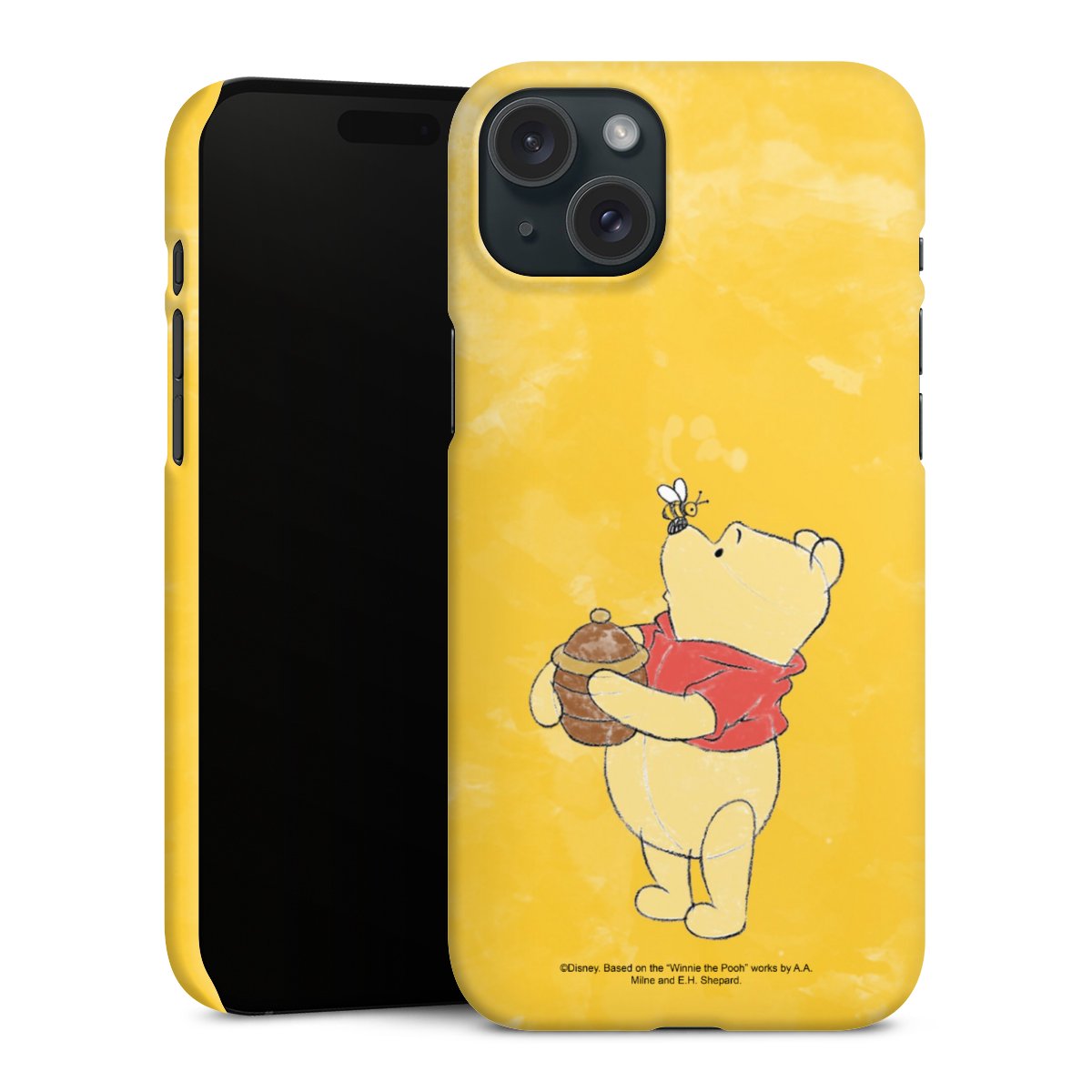 iPhone 15 Plus Handy Premium Case Smartphone Handyhülle Schutzhülle matt Official Licensed Product Winnie The Pooh Disney Premium Case