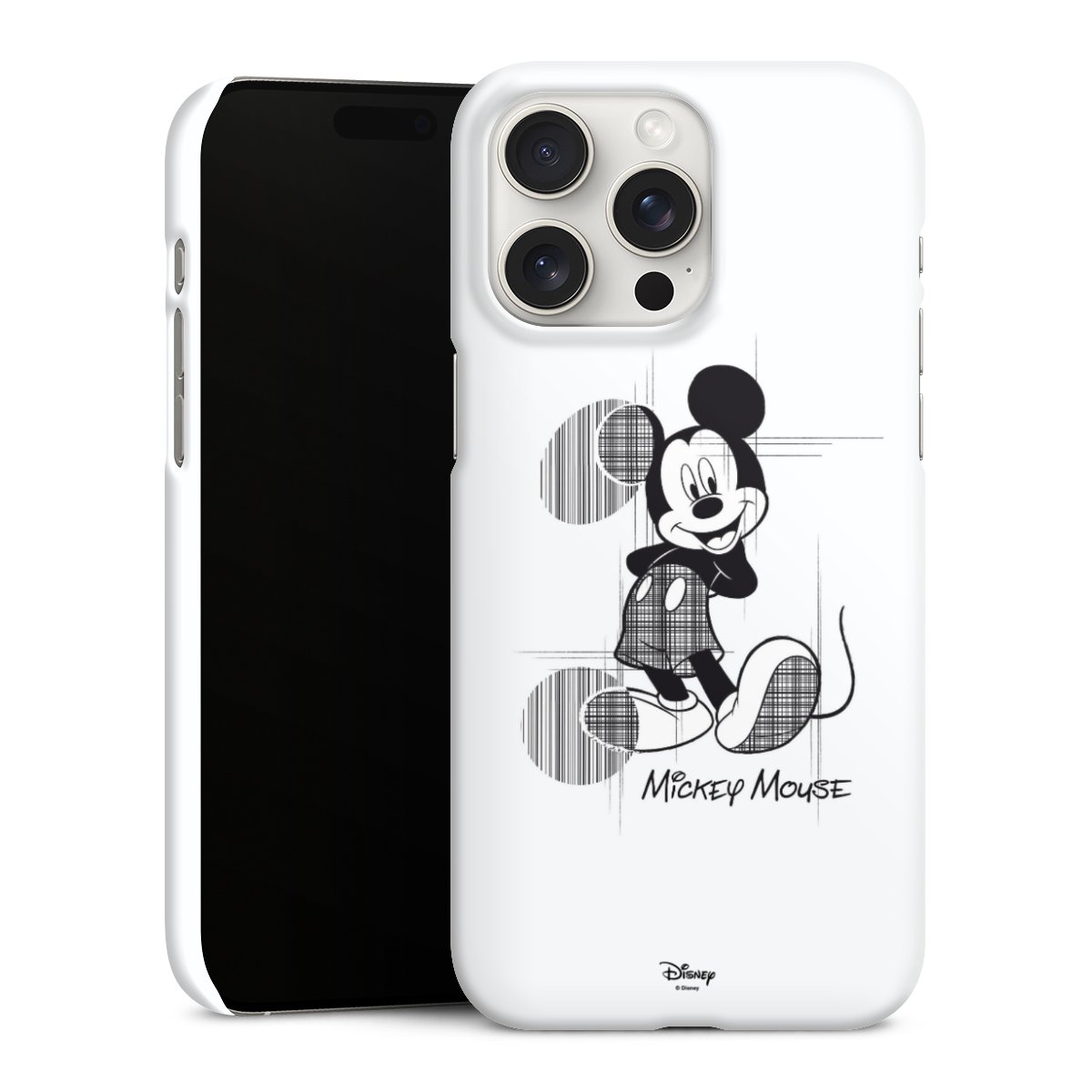 iPhone 15 Pro Max Handy Premium Case Smartphone Handyhülle Schutzhülle matt Disney Official Licensed Product Mickey Mouse Premium Case