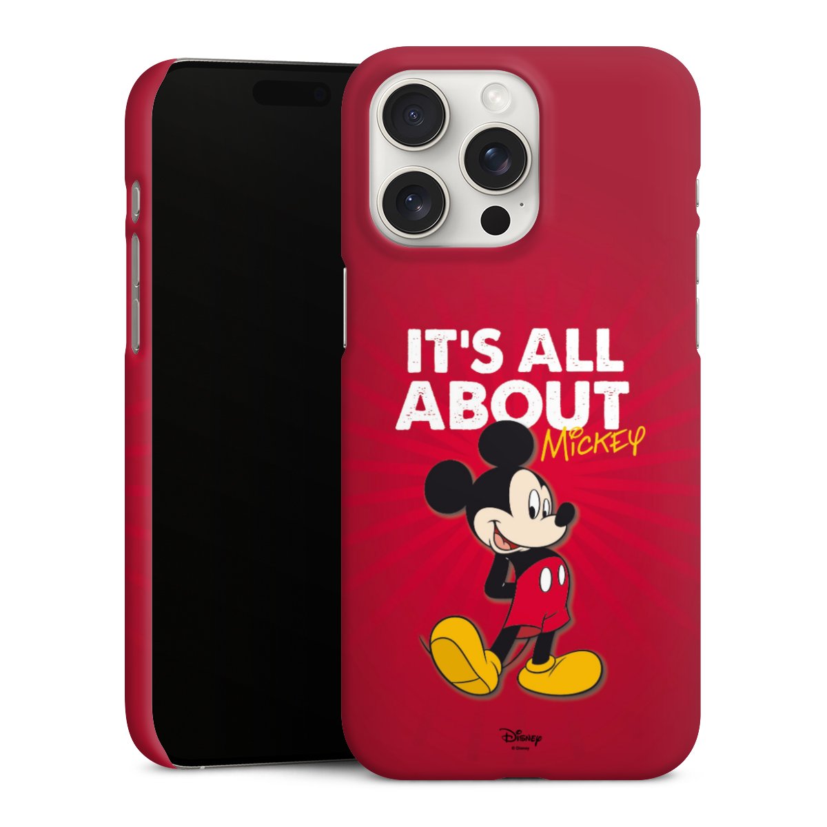 iPhone 15 Pro Max Handy Premium Case Smartphone Handyhülle Schutzhülle matt Mouse Disney Official Licensed Product Premium Case