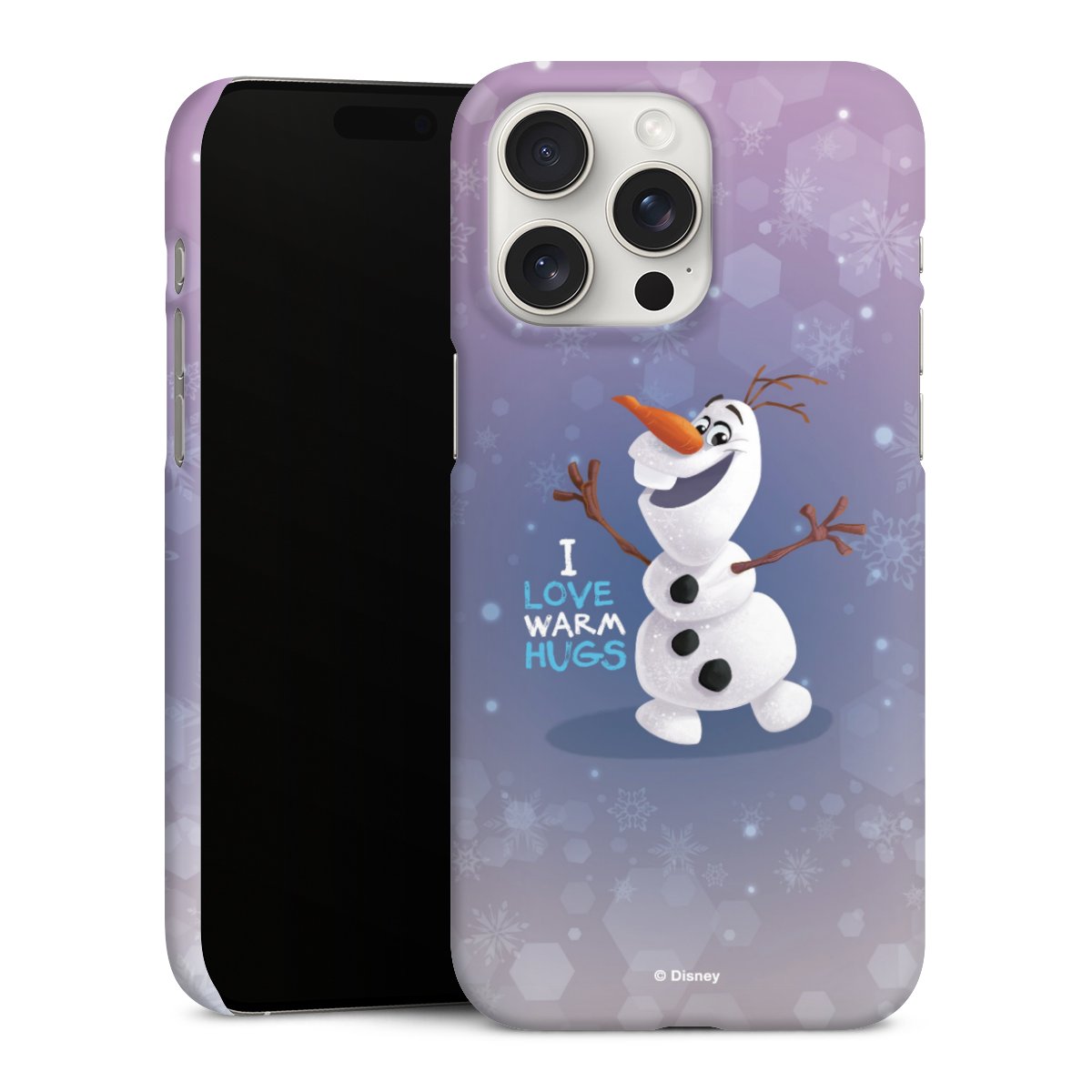 iPhone 15 Pro Max Handy Premium Case Smartphone Handyhülle Schutzhülle matt Frozen Frozen Olaf Official Licensed Product Premium Case