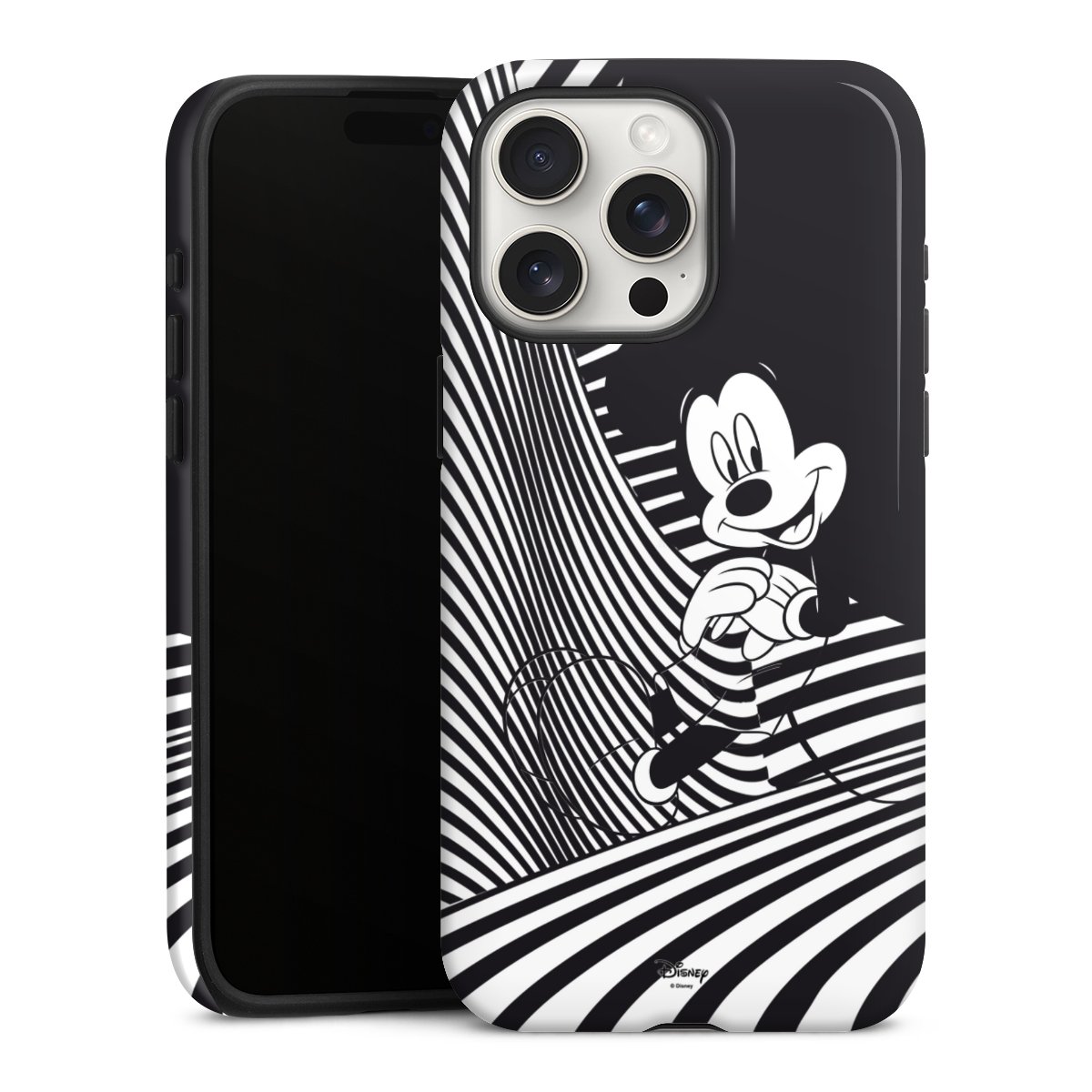 iPhone 15 Pro Max Handy Panzer Handyhülle robuste Outdoor Hülle Schutzhülle glänzend Disney Official Licensed Product Mickey Mouse Tough Case