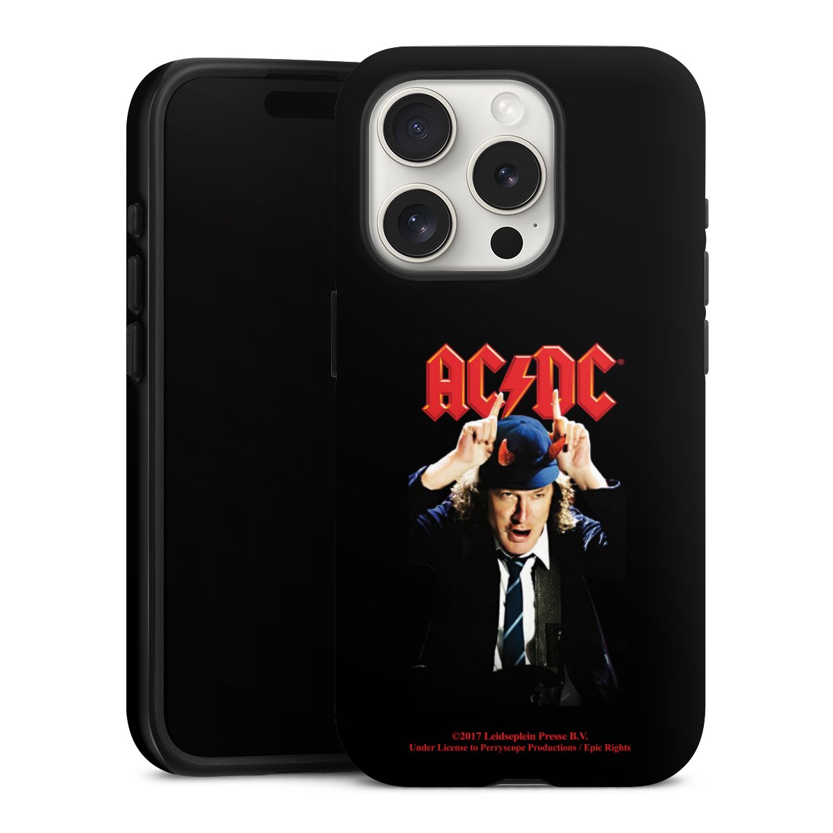 iPhone 15 Pro Handy Panzer Handyhülle robuste Outdoor Hülle Schutzhülle matt Merchandise Acdc Riverplate Tough Case