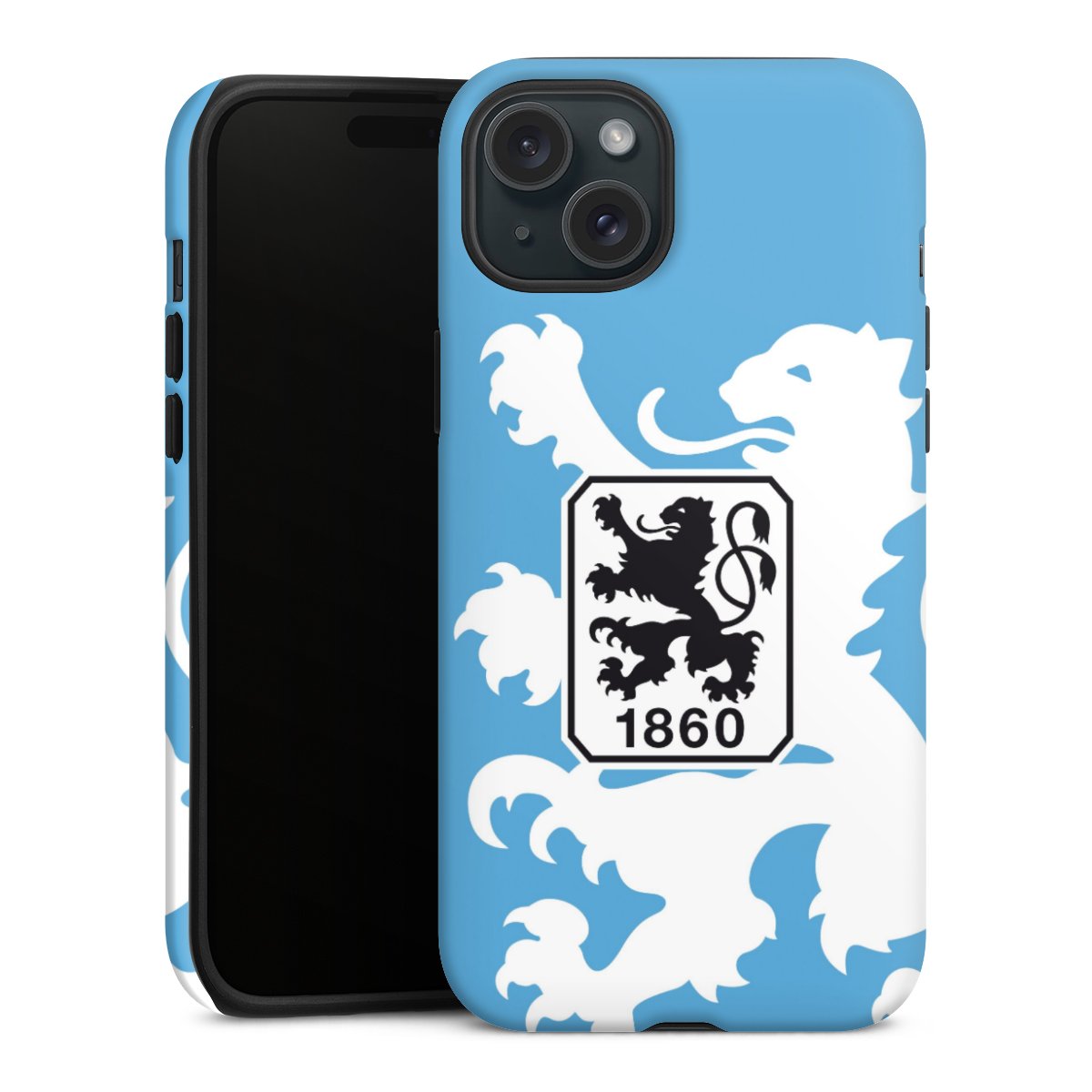 iPhone 15 Plus Handy Panzer Handyhülle robuste Outdoor Hülle Schutzhülle matt Coat Of Arms Official Licensed Product Tough Case