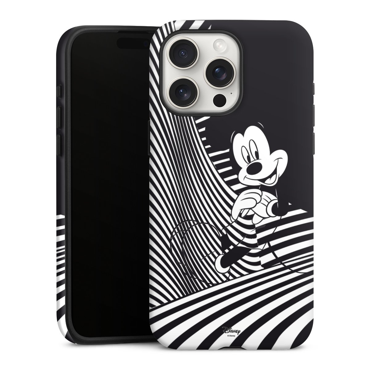 iPhone 15 Pro Max Handy Panzer Handyhülle robuste Outdoor Hülle Schutzhülle matt Disney Official Licensed Product Mickey Mouse Tough Case