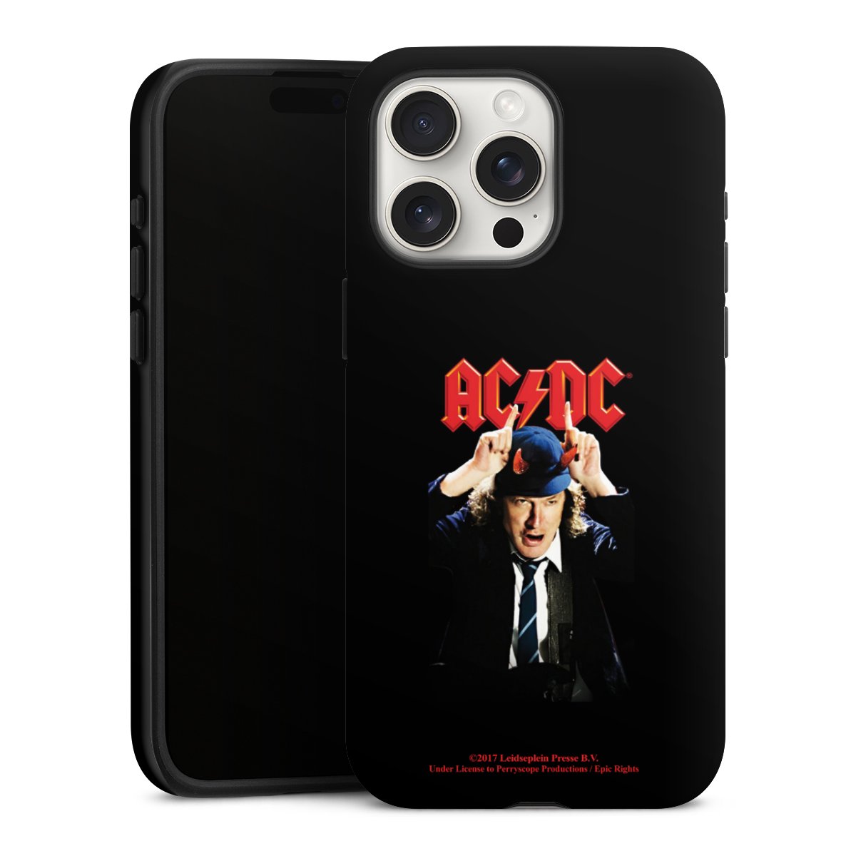 iPhone 15 Pro Max Handy Panzer Handyhülle robuste Outdoor Hülle Schutzhülle matt Merchandise Acdc Riverplate Tough Case