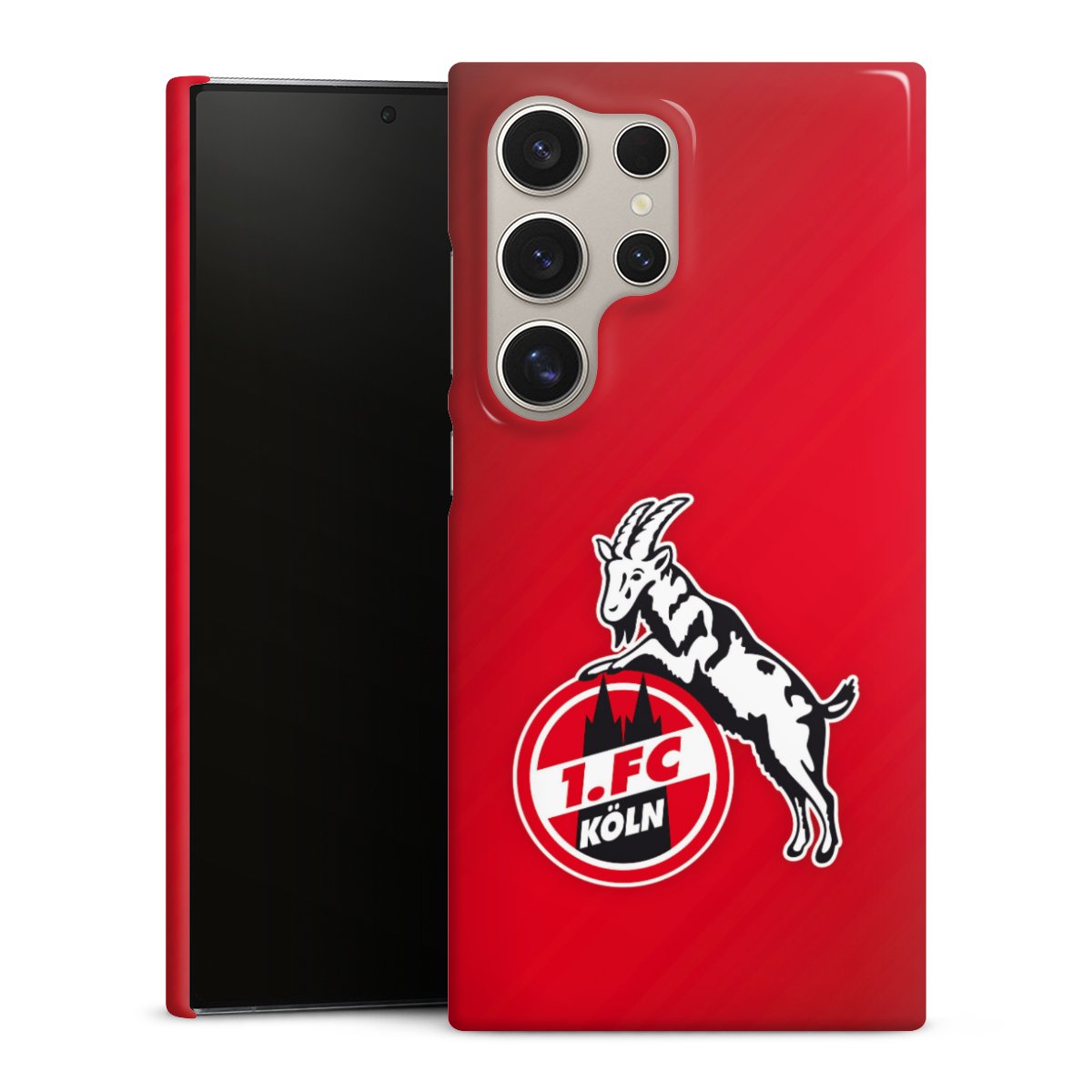 Galaxy S24 Ultra Handy Premium Case Smartphone Handyhülle Schutzhülle glänzend Official Licensed Product Effzeh 1. Fc Köln Premium Case