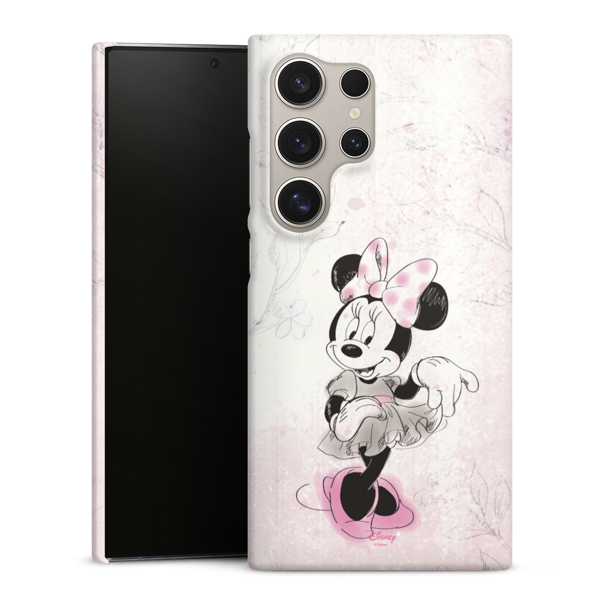 Galaxy S24 Ultra Handy Premium Case Smartphone Handyhülle Schutzhülle glänzend Disney Minnie Mouse Vintage Premium Case