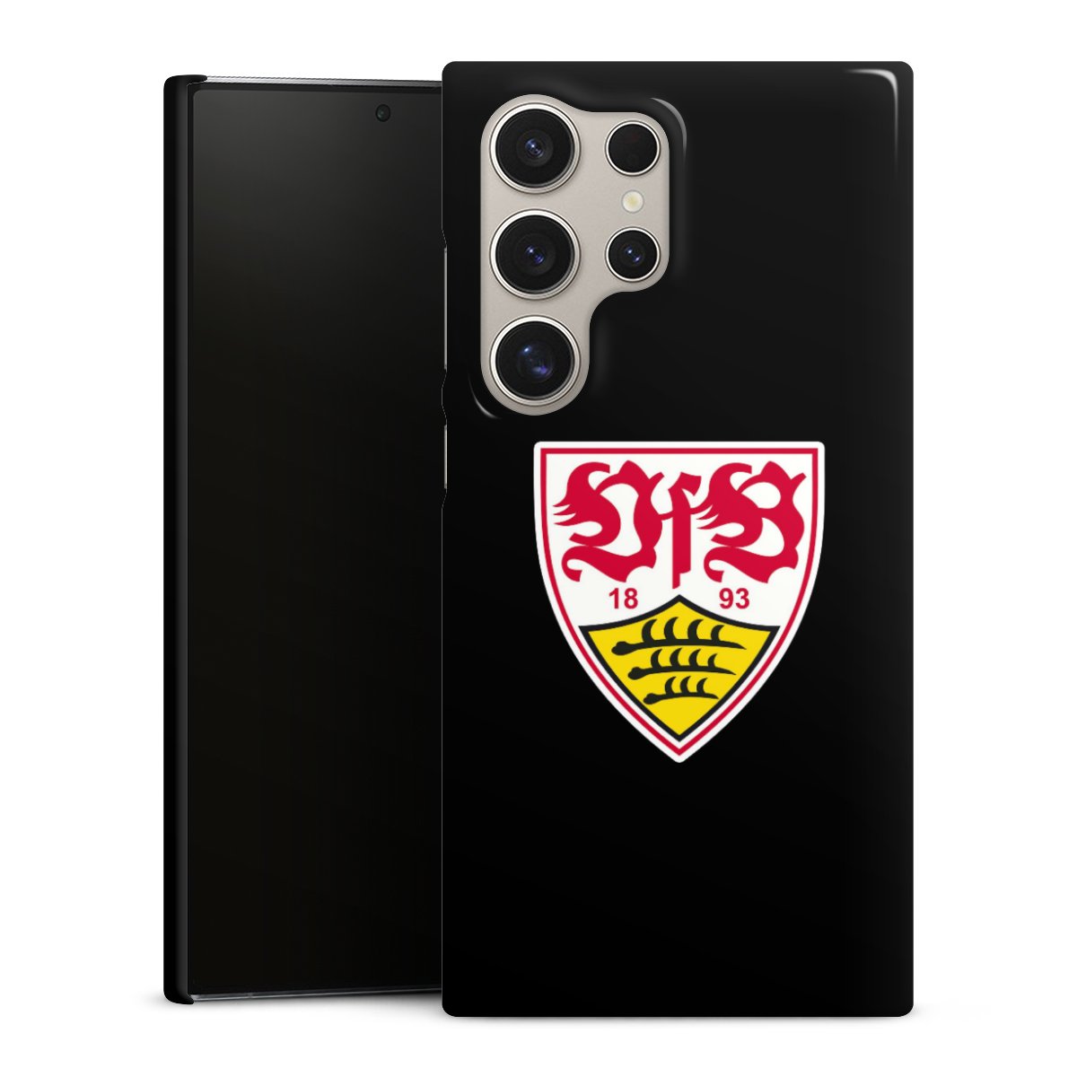 Galaxy S24 Ultra Handy Premium Case Smartphone Handyhülle Schutzhülle glänzend Vfb Stuttgart Official Licensed Product Coat Of Arms Premium Case