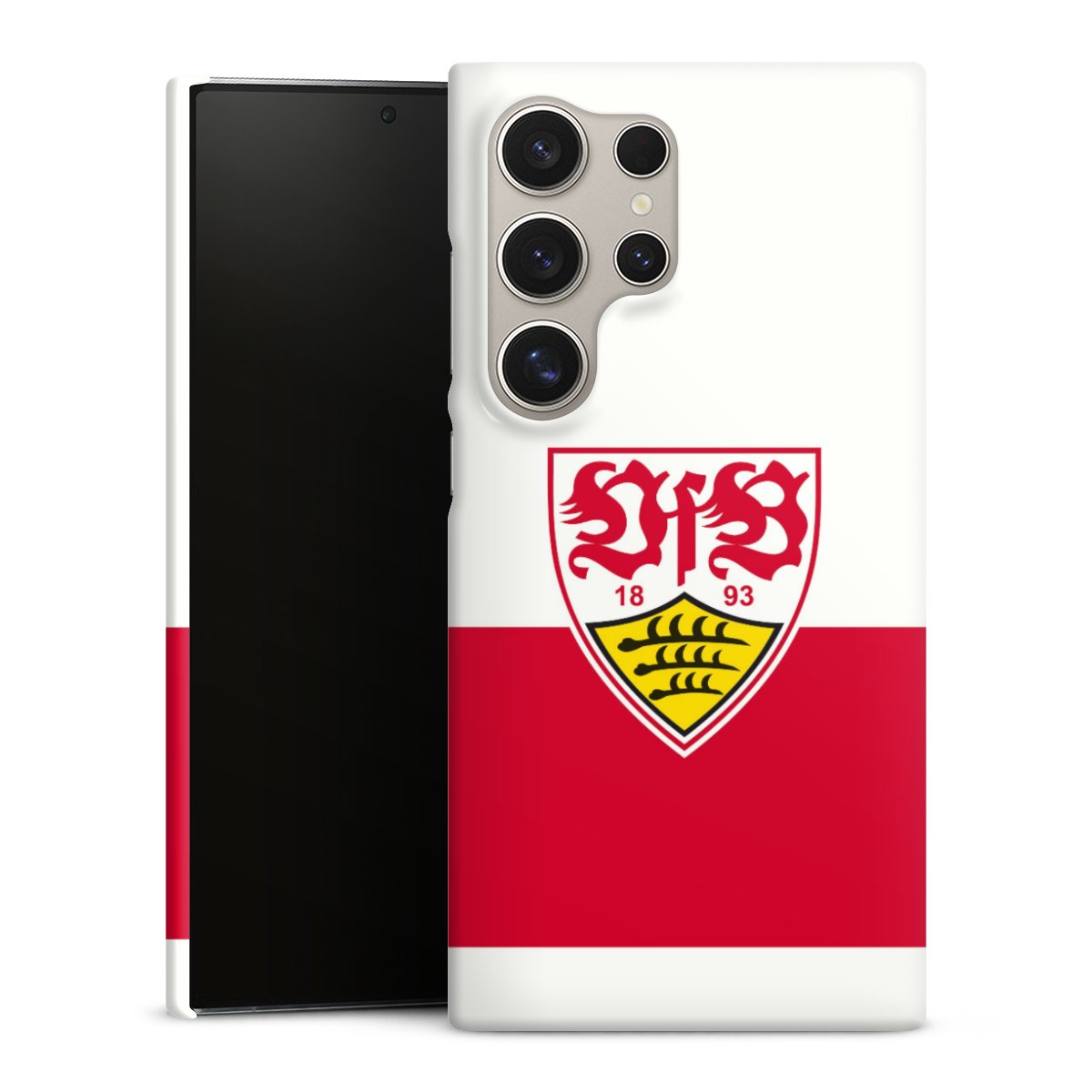 Galaxy S24 Ultra Handy Premium Case Smartphone Handyhülle Schutzhülle glänzend Official Licensed Product Logo Vfb Stuttgart Premium Case