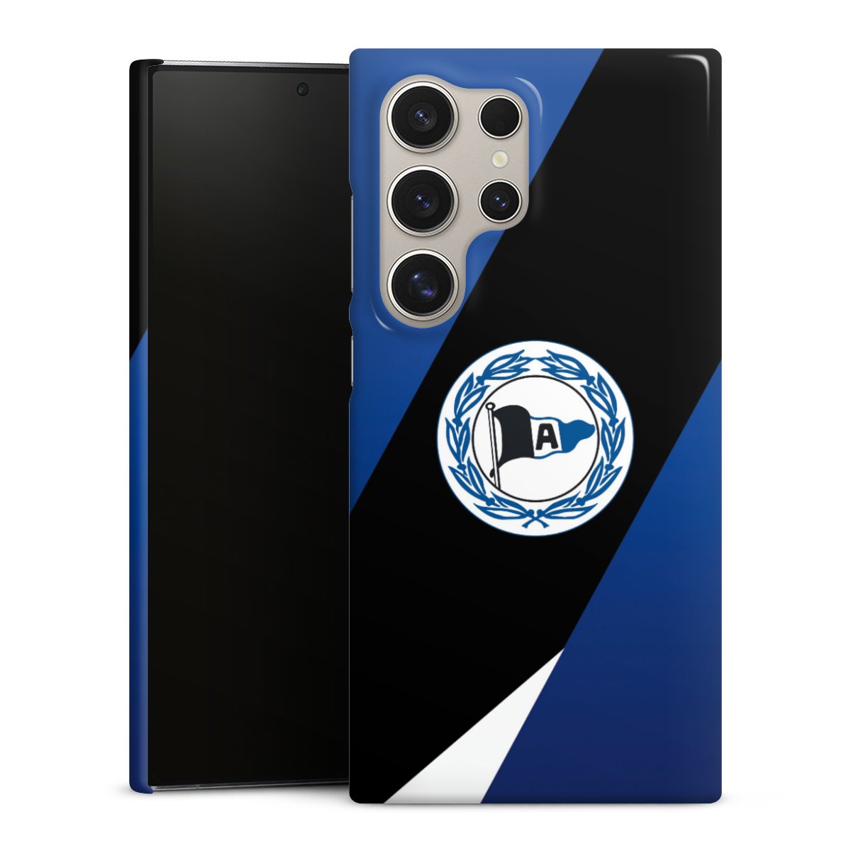 Galaxy S24 Ultra Handy Premium Case Smartphone Handyhülle Schutzhülle glänzend Official Licensed Product Arminia Bielefeld Dsc Premium Case