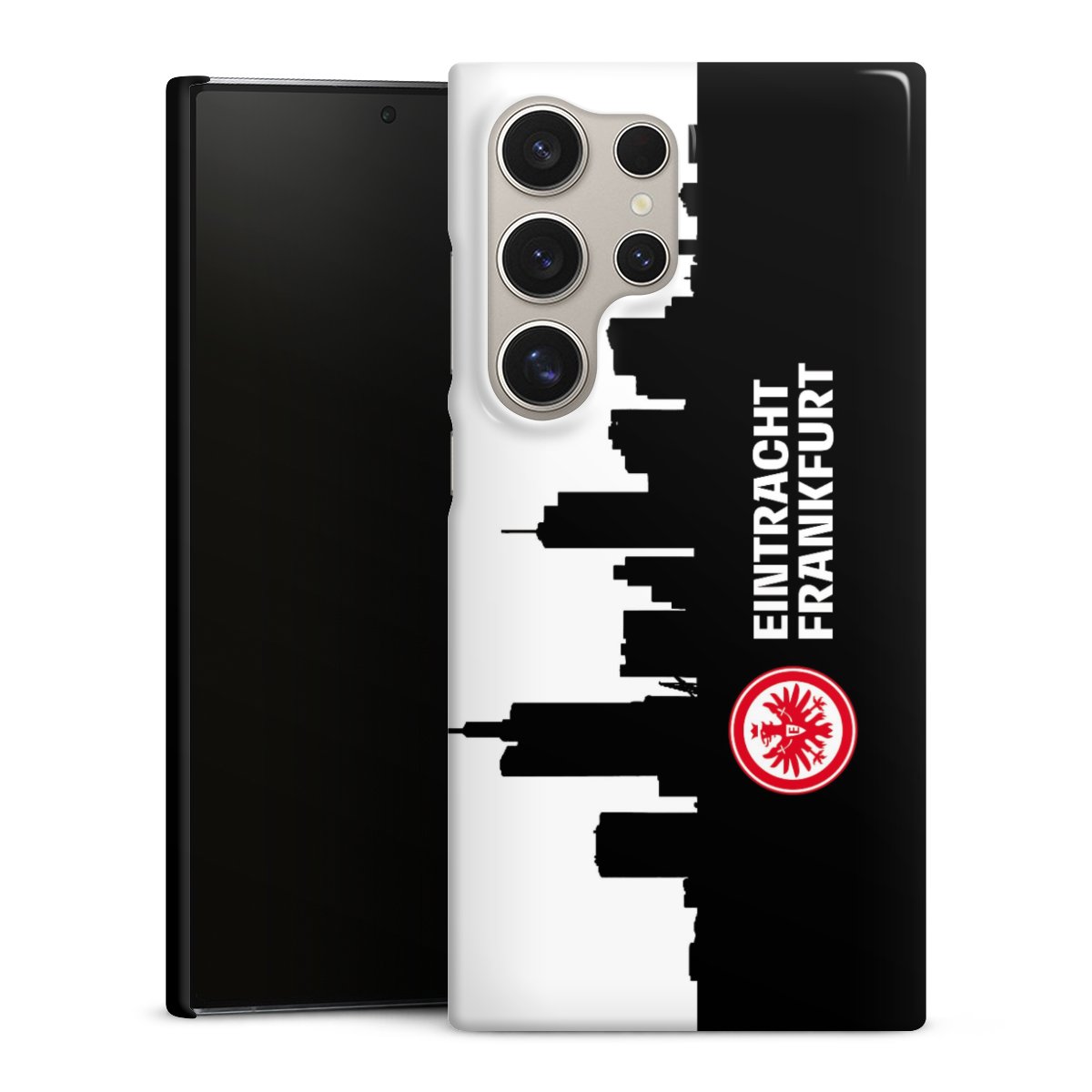 Galaxy S24 Ultra Handy Premium Case Smartphone Handyhülle Schutzhülle glänzend Sge Eintracht Frankfurt Official Licensed Product Premium Case