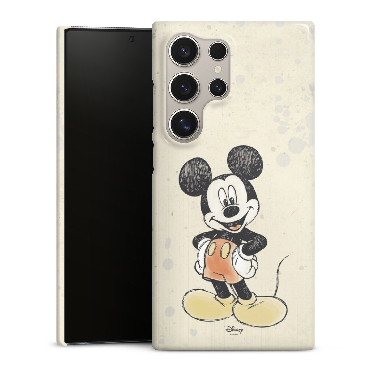 Galaxy S24 Ultra Handy Premium Case Smartphone Handyhülle Schutzhülle glänzend Water Colour Mickey & Minnie Mouse Official Licensed Product Premium Case