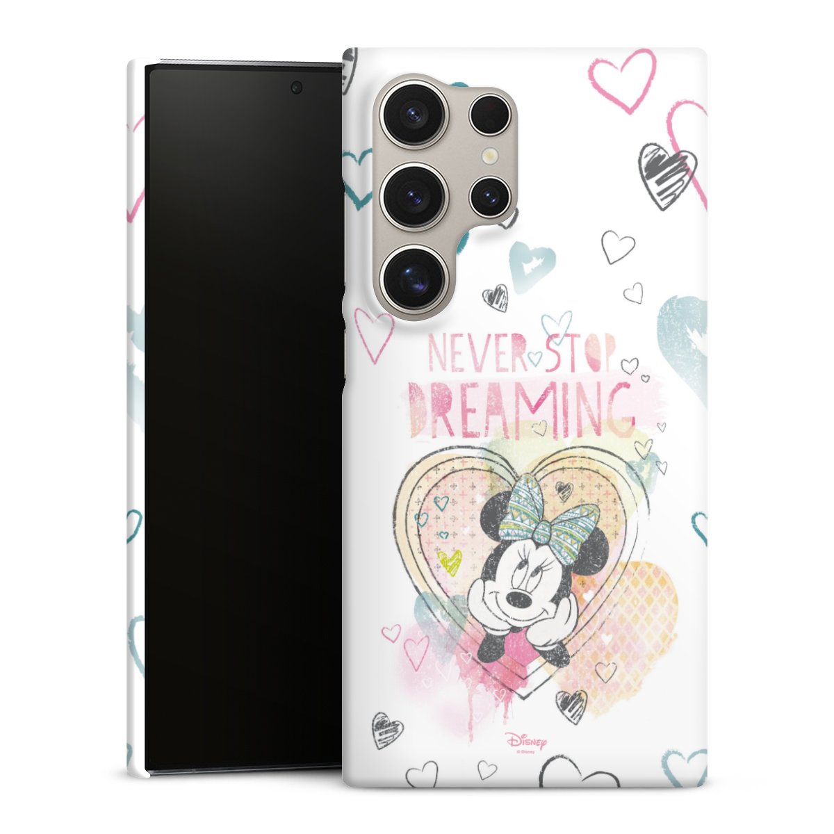 Galaxy S24 Ultra Handy Premium Case Smartphone Handyhülle Schutzhülle glänzend Disney Official Licensed Product Minnie Mouse Premium Case