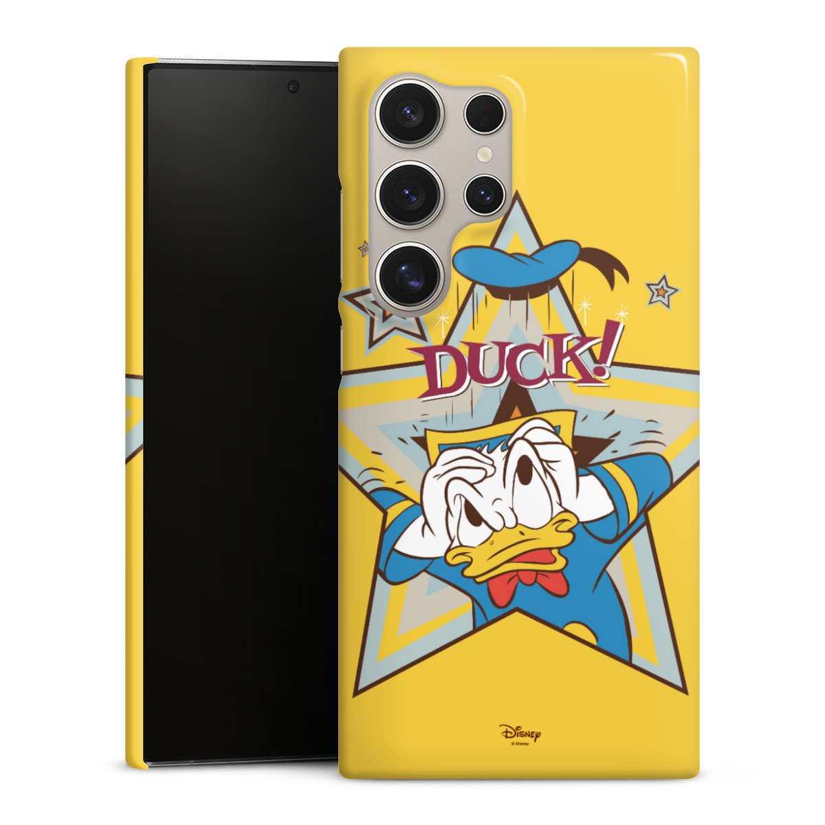 Galaxy S24 Ultra Handy Premium Case Smartphone Handyhülle Schutzhülle glänzend Official Licensed Product Donald Duck Disney Premium Case