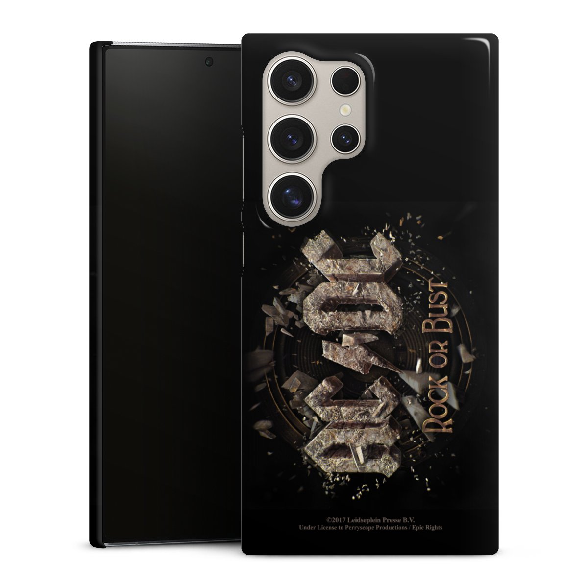 Galaxy S24 Ultra Handy Premium Case Smartphone Handyhülle Schutzhülle glänzend Acdc Official Licensed Product Rock Or Bust Premium Case