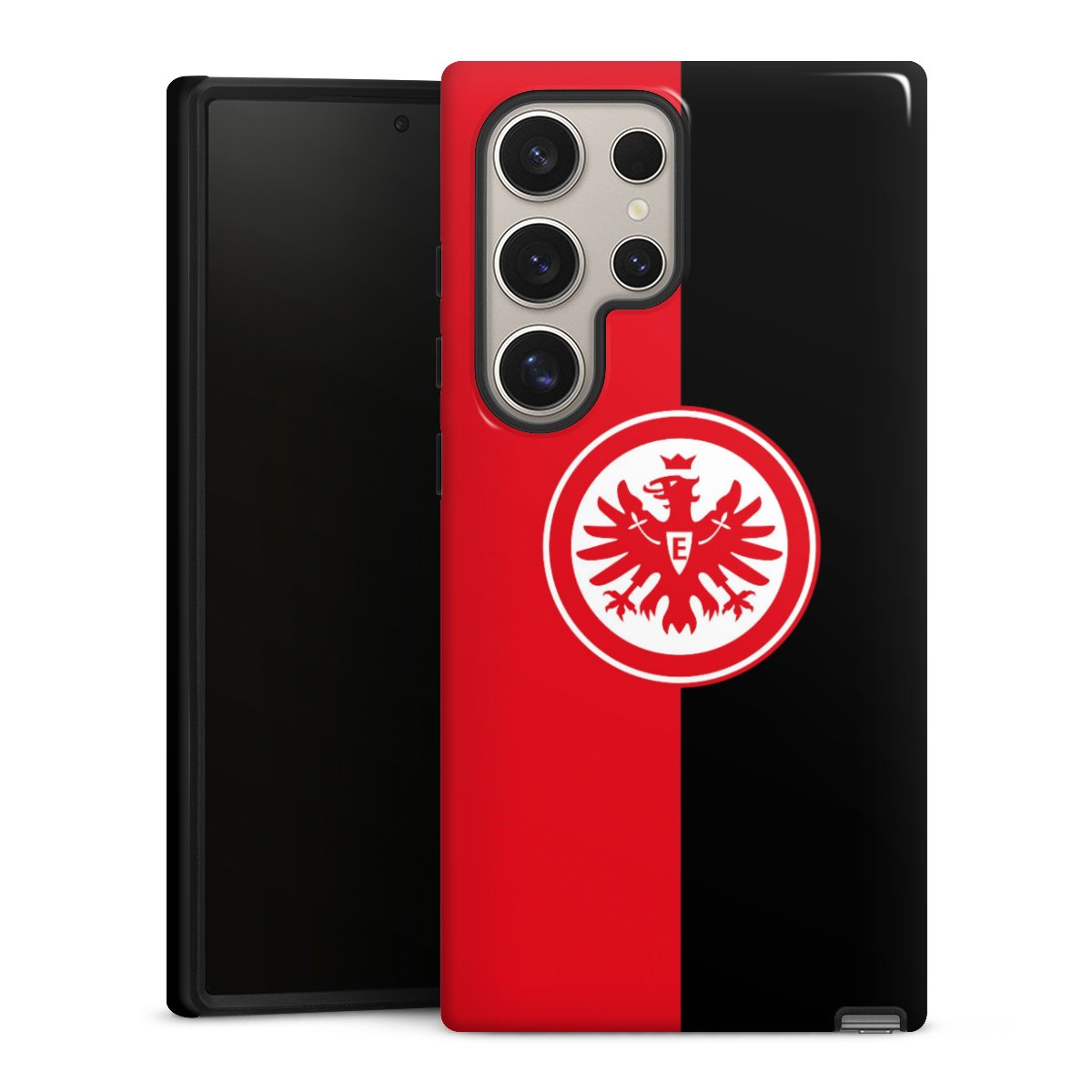 Galaxy S24 Ultra Handy Panzer Handyhülle robuste Outdoor Hülle Schutzhülle glänzend Official Licensed Product Eintracht Frankfurt Sge Tough Case