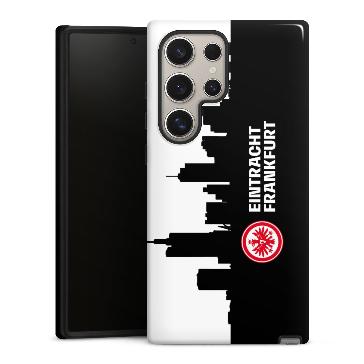 Galaxy S24 Ultra Handy Panzer Handyhülle robuste Outdoor Hülle Schutzhülle glänzend Sge Eintracht Frankfurt Official Licensed Product Tough Case