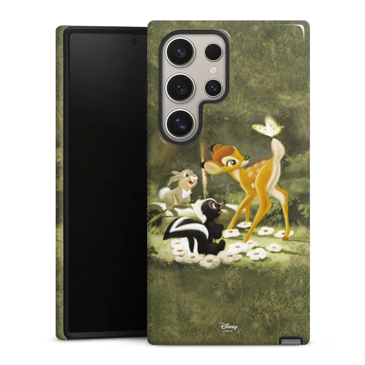 Galaxy S24 Ultra Handy Panzer Handyhülle robuste Outdoor Hülle Schutzhülle glänzend Disney Official Licensed Product Bambi Tough Case