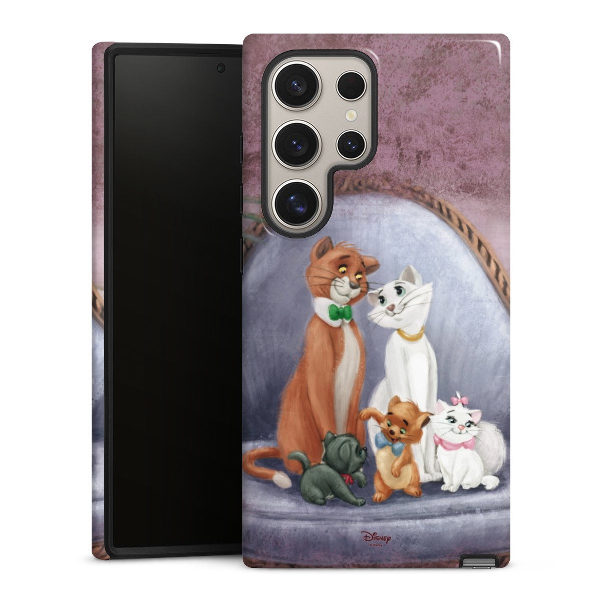 Galaxy S24 Ultra Handy Panzer Handyhülle robuste Outdoor Hülle Schutzhülle glänzend Official Licensed Product Disney Aristocats Tough Case