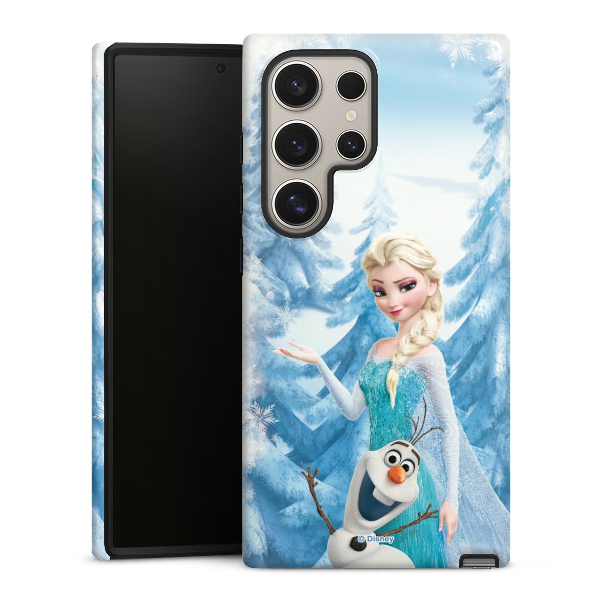 Galaxy S24 Ultra Handy Panzer Handyhülle robuste Outdoor Hülle Schutzhülle glänzend Official Licensed Product Frozen Elsa Disney Tough Case