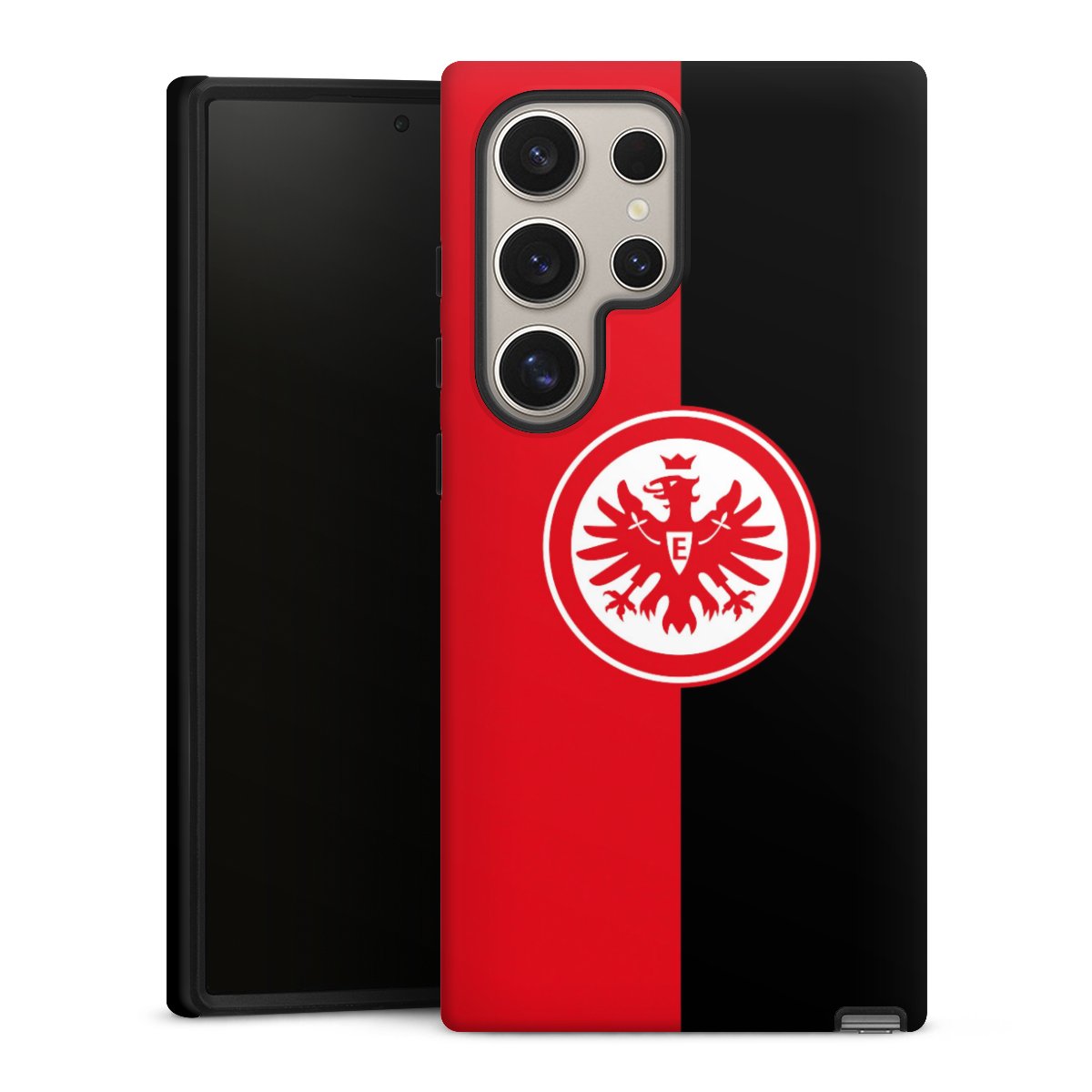 Galaxy S24 Ultra Handy Panzer Handyhülle robuste Outdoor Hülle Schutzhülle matt Official Licensed Product Eintracht Frankfurt Sge Tough Case