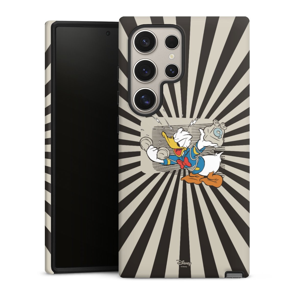 Galaxy S24 Ultra Handy Panzer Handyhülle robuste Outdoor Hülle Schutzhülle matt Donald Duck Disney Official Licensed Product Tough Case