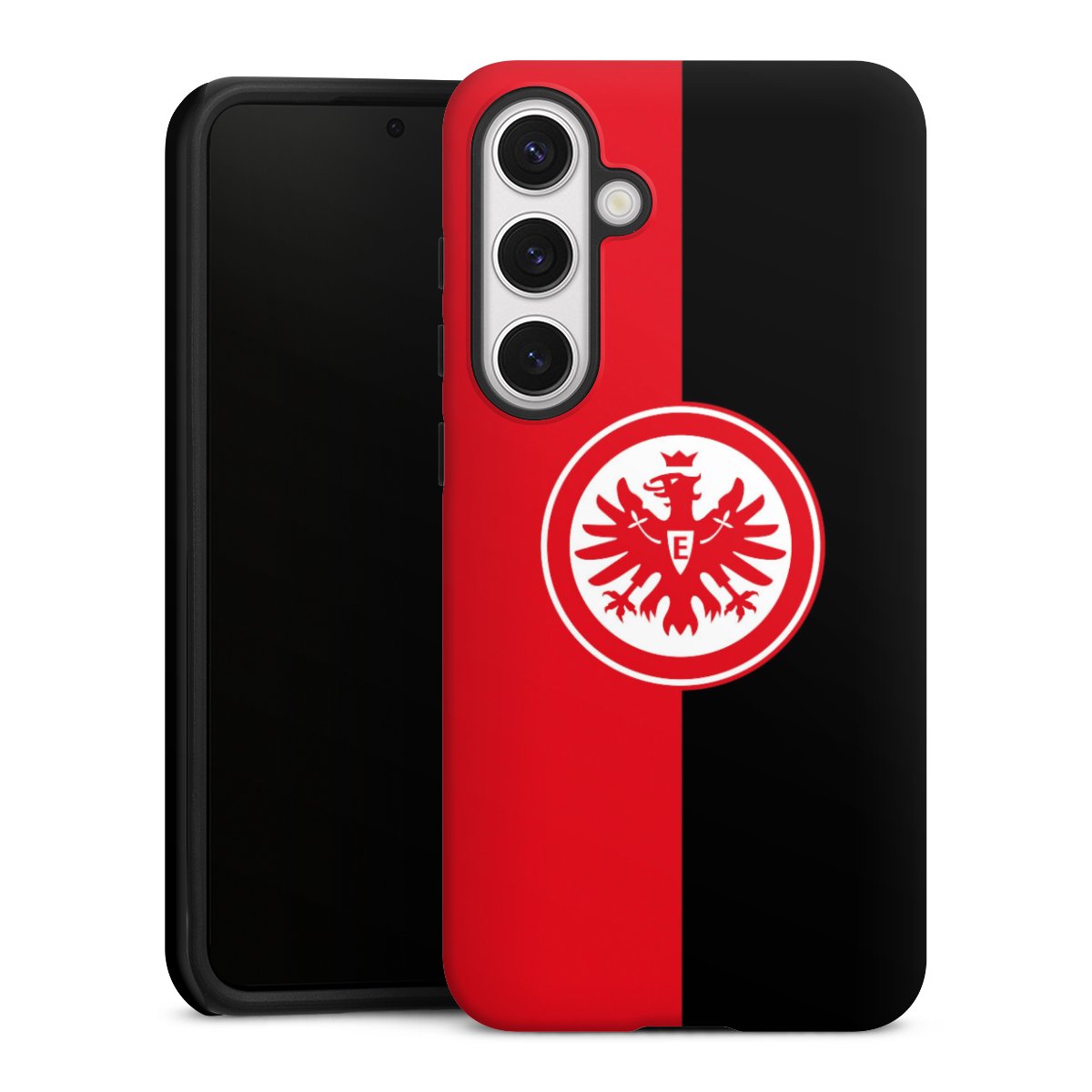 Galaxy S24+ Handy Panzer Handyhülle robuste Outdoor Hülle Schutzhülle matt Official Licensed Product Eintracht Frankfurt Sge Tough Case