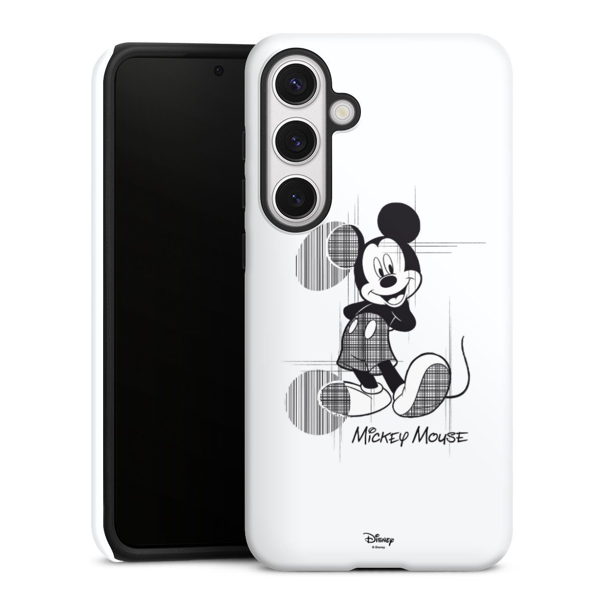 Galaxy S24+ Handy Panzer Handyhülle robuste Outdoor Hülle Schutzhülle matt Disney Official Licensed Product Mickey Mouse Tough Case