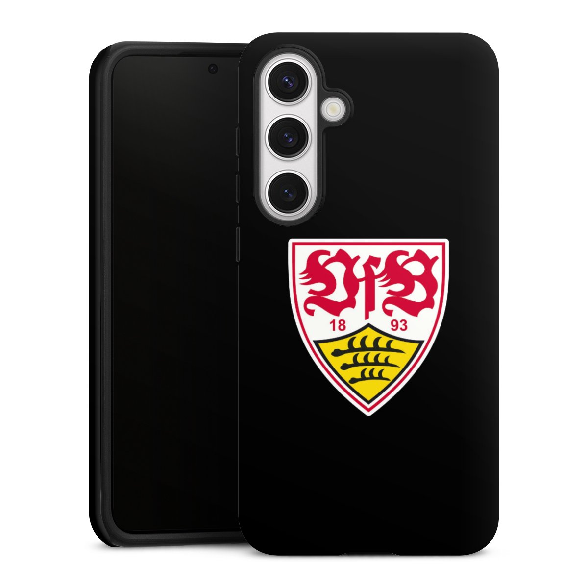 Galaxy S24+ Handy Panzer Handyhülle robuste Outdoor Hülle Schutzhülle matt Vfb Stuttgart Official Licensed Product Coat Of Arms Tough Case