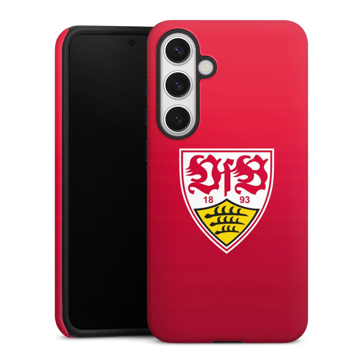 Galaxy S24+ Handy Panzer Handyhülle robuste Outdoor Hülle Schutzhülle matt Official Licensed Product Vfb Stuttgart Tough Case