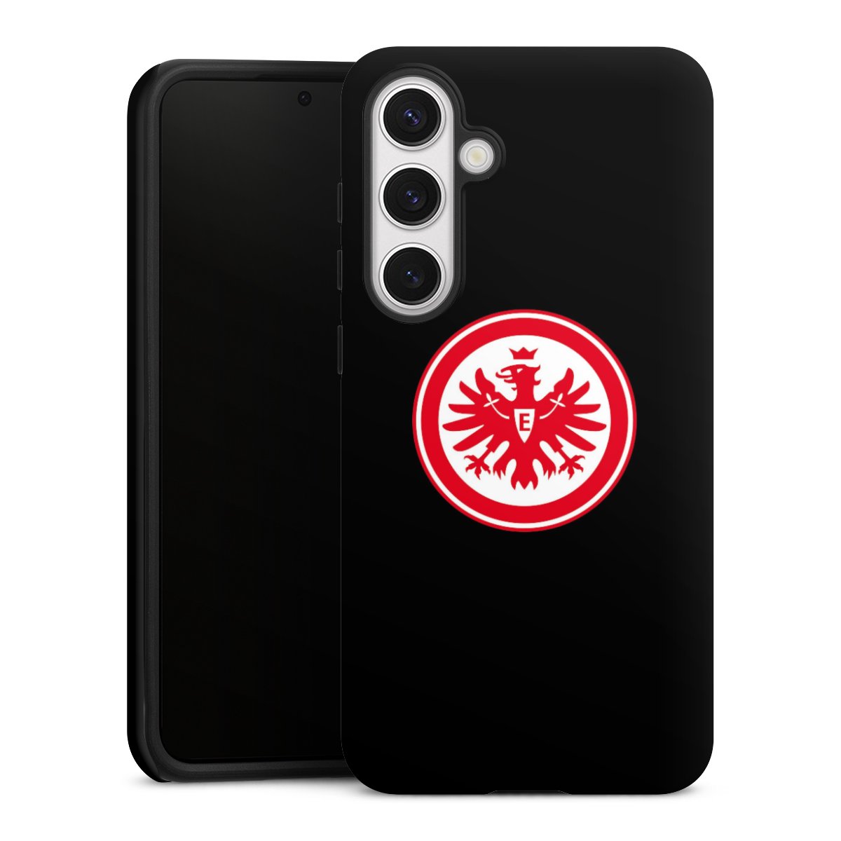 Galaxy S24+ Handy Panzer Handyhülle robuste Outdoor Hülle Schutzhülle matt Eintracht Frankfurt Sge Eagle Tough Case