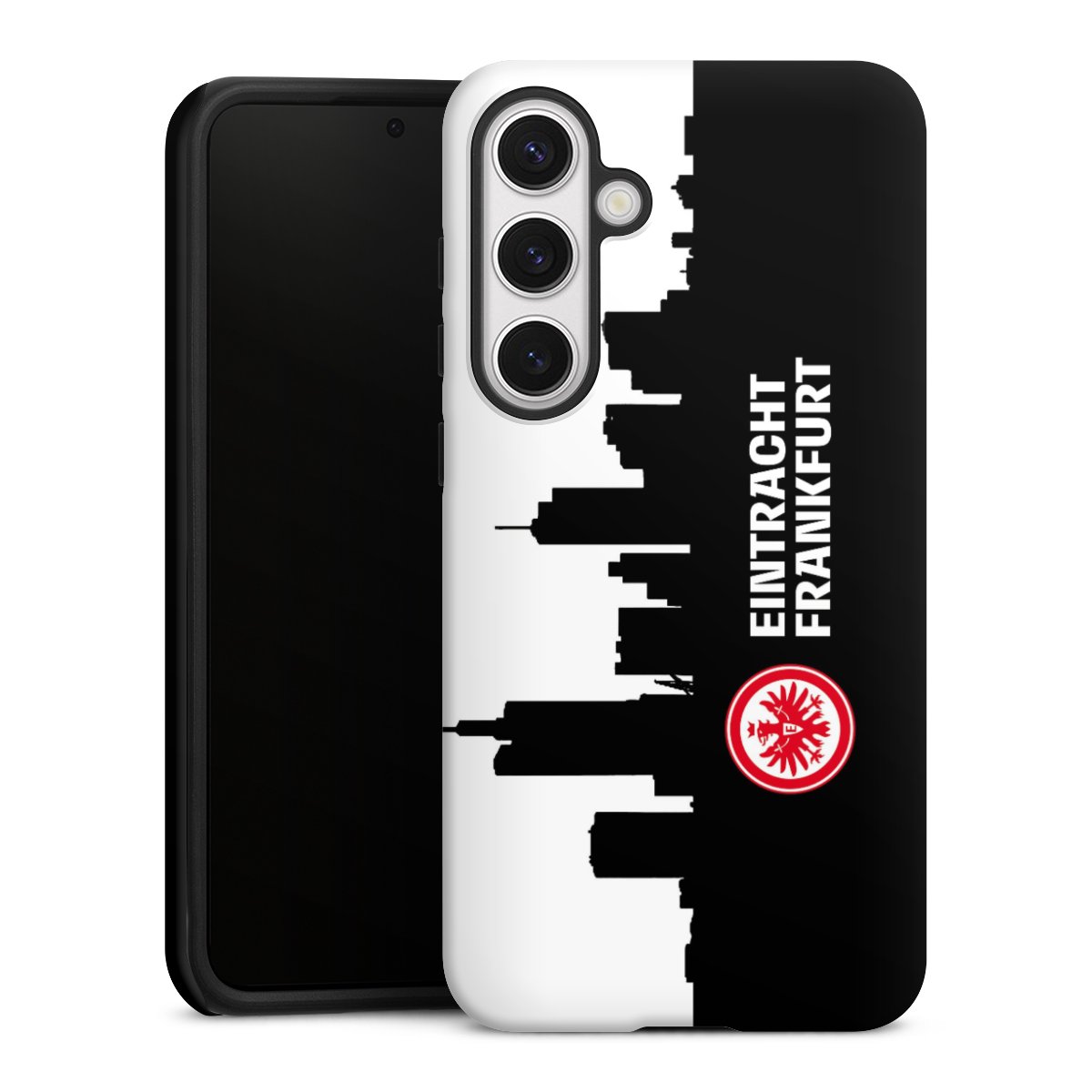 Galaxy S24+ Handy Panzer Handyhülle robuste Outdoor Hülle Schutzhülle matt Sge Eintracht Frankfurt Official Licensed Product Tough Case