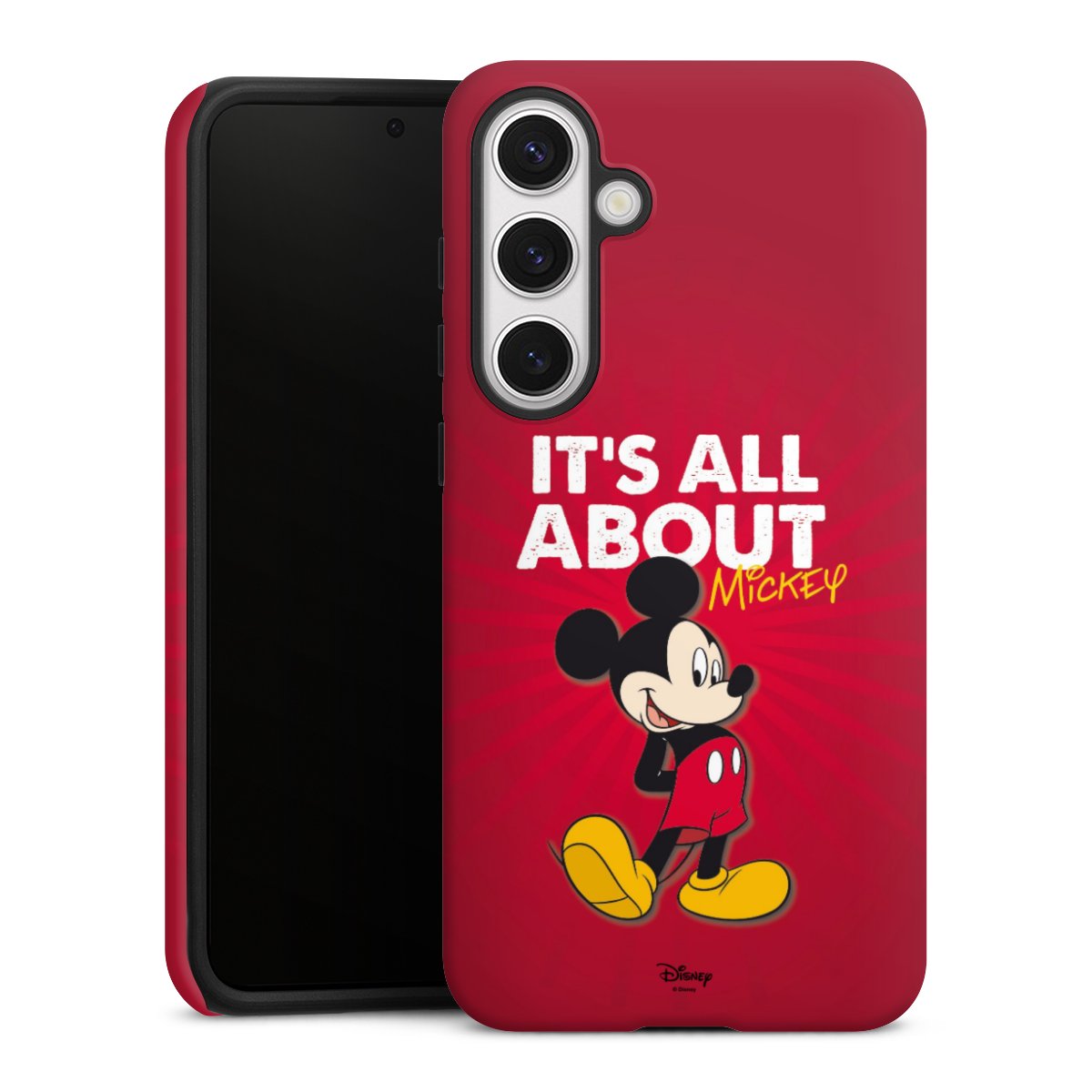 Galaxy S24+ Handy Panzer Handyhülle robuste Outdoor Hülle Schutzhülle matt Mouse Disney Official Licensed Product Tough Case