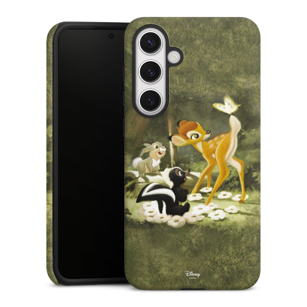 Galaxy S24+ Handy Panzer Handyhülle robuste Outdoor Hülle Schutzhülle matt Disney Official Licensed Product Bambi Tough Case