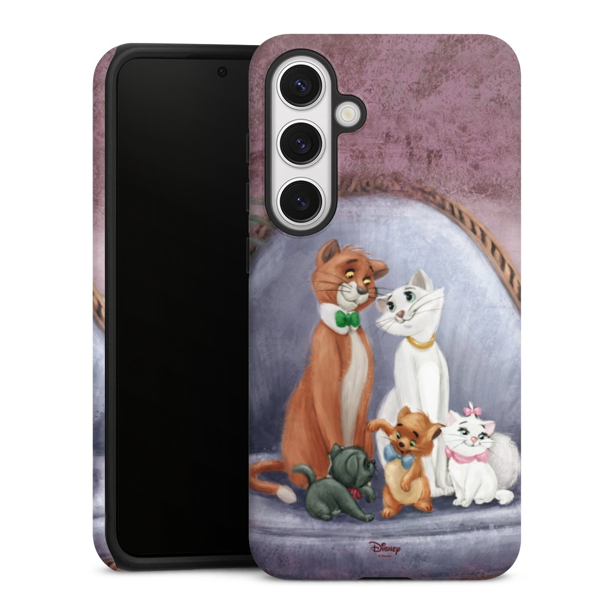 Galaxy S24+ Handy Panzer Handyhülle robuste Outdoor Hülle Schutzhülle matt Official Licensed Product Disney Aristocats Tough Case