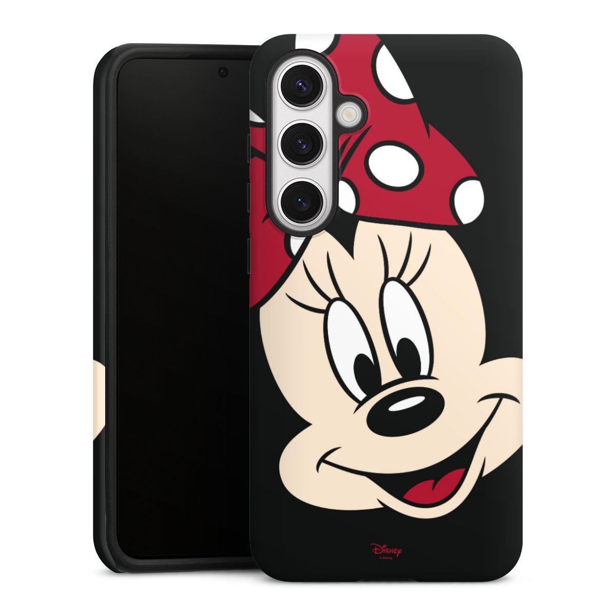 Galaxy S24+ Handy Panzer Handyhülle robuste Outdoor Hülle Schutzhülle matt Minnie Mouse Official Licensed Product Disney Tough Case