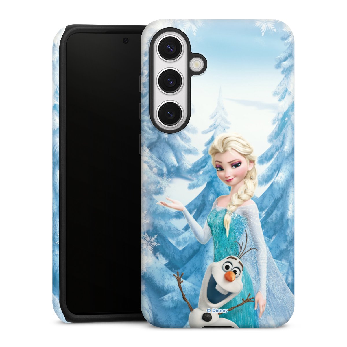 Galaxy S24+ Handy Panzer Handyhülle robuste Outdoor Hülle Schutzhülle matt Official Licensed Product Frozen Elsa Disney Tough Case