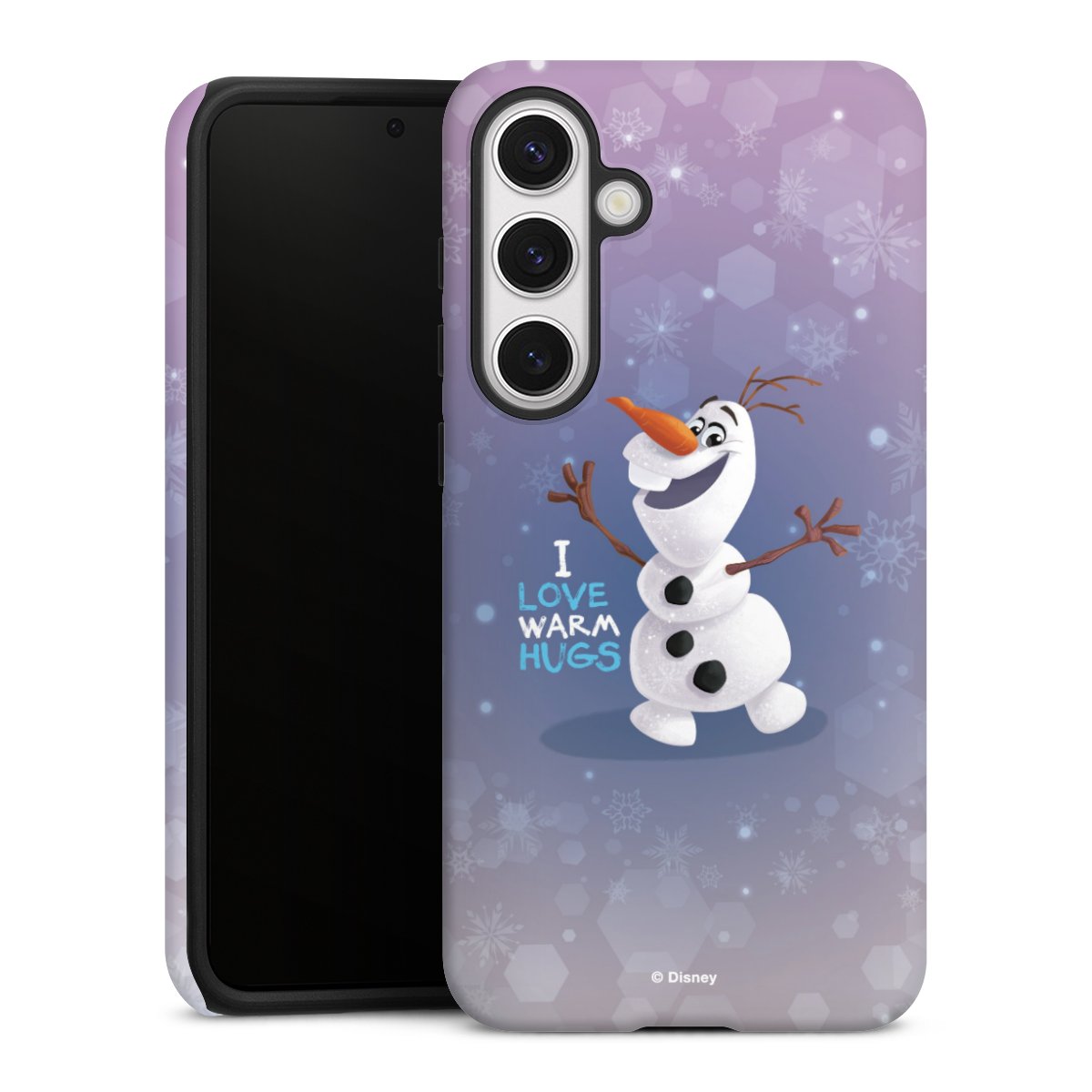 Galaxy S24+ Handy Panzer Handyhülle robuste Outdoor Hülle Schutzhülle matt Frozen Frozen Olaf Official Licensed Product Tough Case