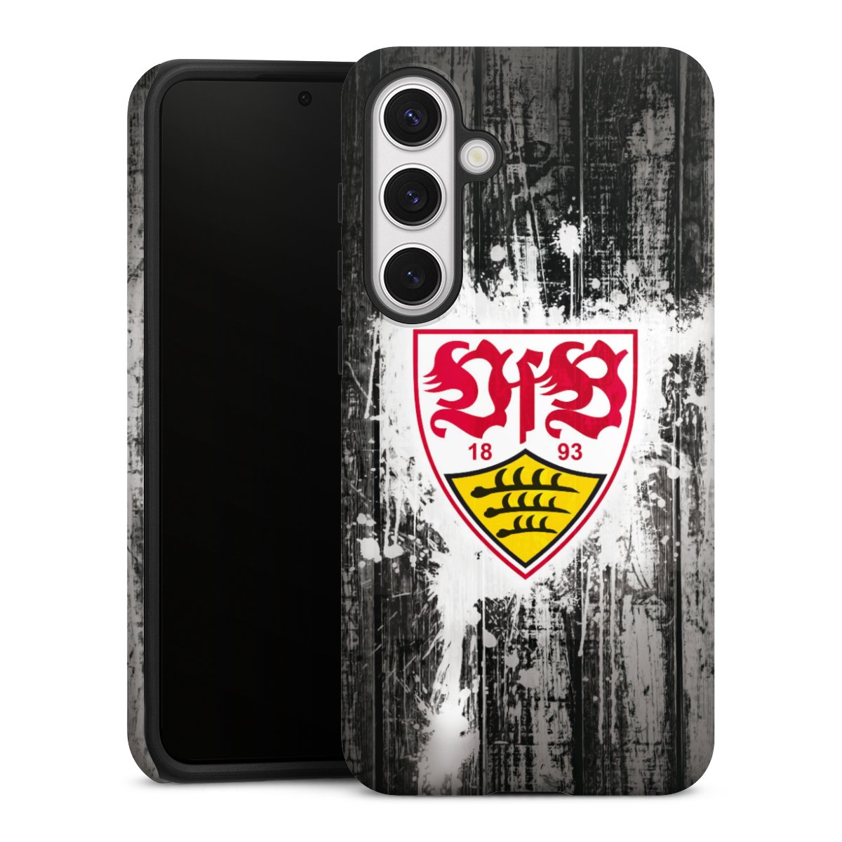 Galaxy S24+ Handy Panzer Handyhülle robuste Outdoor Hülle Schutzhülle matt Vfb Stuttgart Official Licensed Product Tough Case