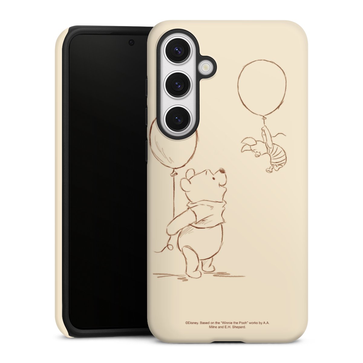 Galaxy S24+ Handy Panzer Handyhülle robuste Outdoor Hülle Schutzhülle matt Official Licensed Product Winnie The Pooh Disney Tough Case