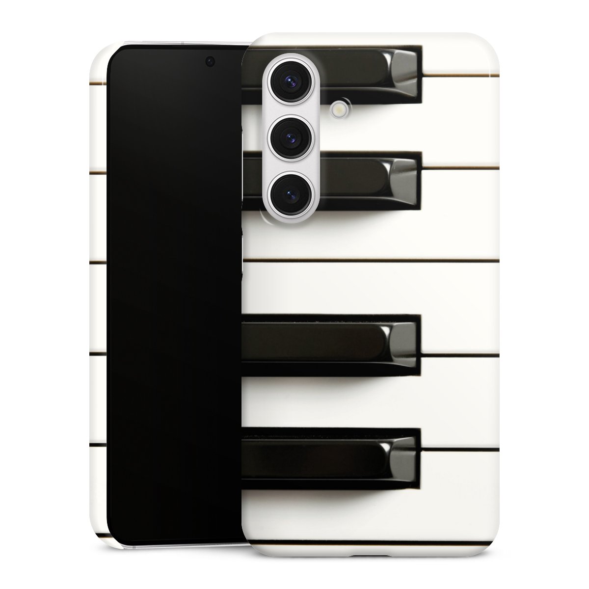 Galaxy S24 Handy Premium Case Smartphone Handyhülle Schutzhülle glänzend Klavier Piano Music Premium Case