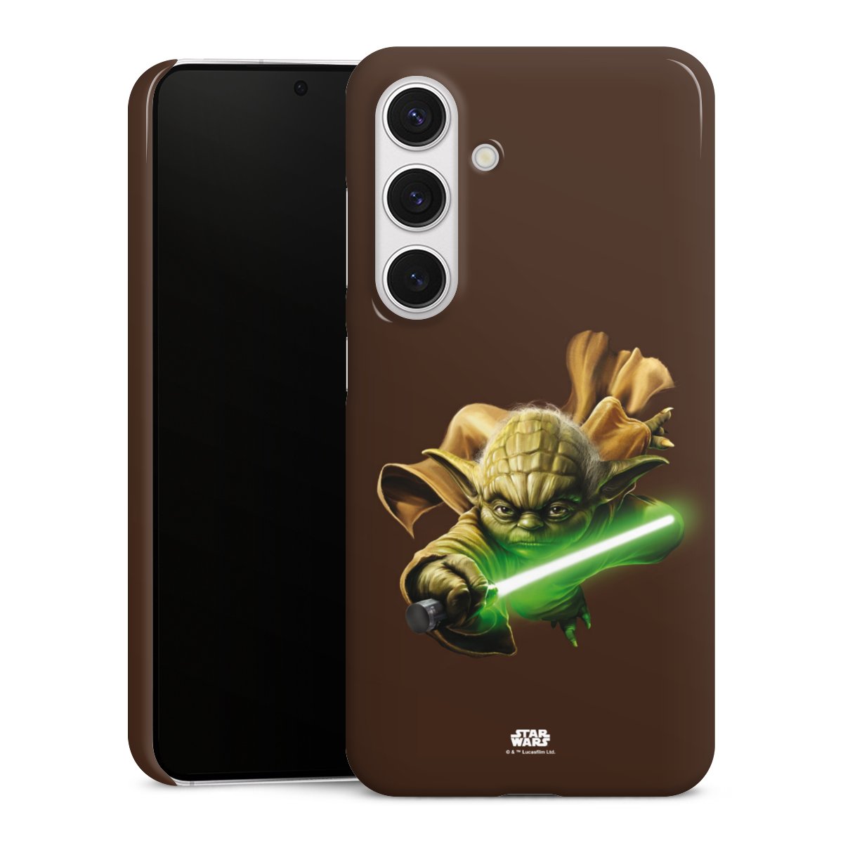 Galaxy S24 Handy Premium Case Smartphone Handyhülle Schutzhülle glänzend Yoda Merchandise Star Wars Premium Case