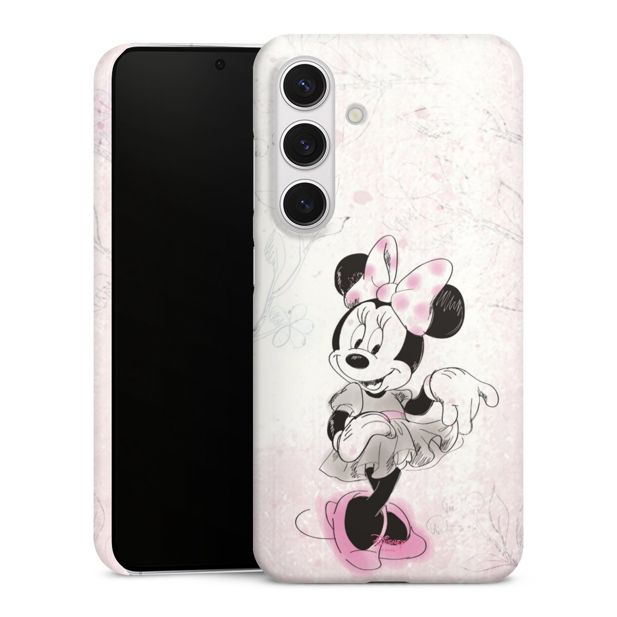 Galaxy S24 Handy Premium Case Smartphone Handyhülle Schutzhülle glänzend Disney Minnie Mouse Vintage Premium Case