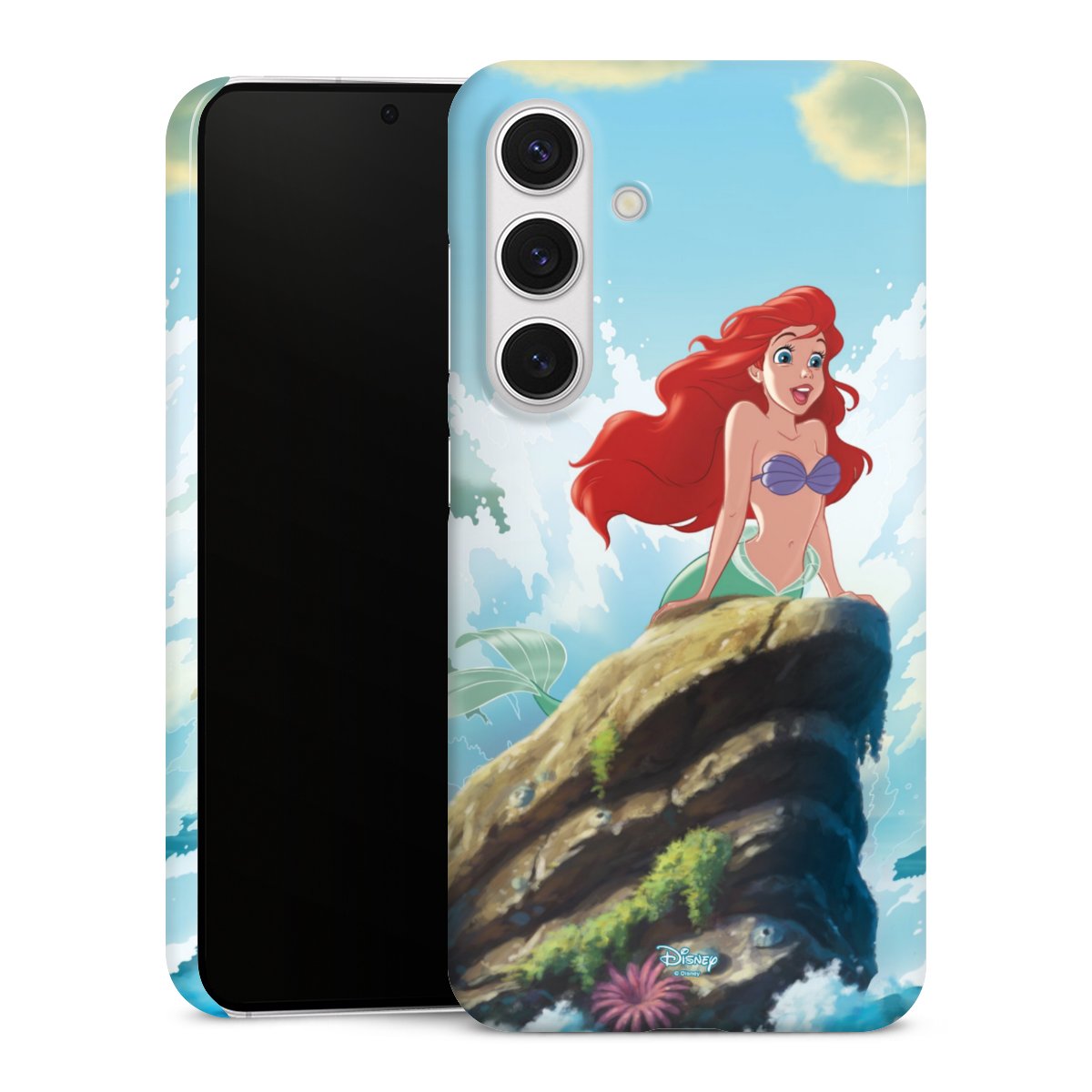 Galaxy S24 Handy Premium Case Smartphone Handyhülle Schutzhülle glänzend Mermaid Arielle Die Meerjungfrau Official Licensed Product Premium Case